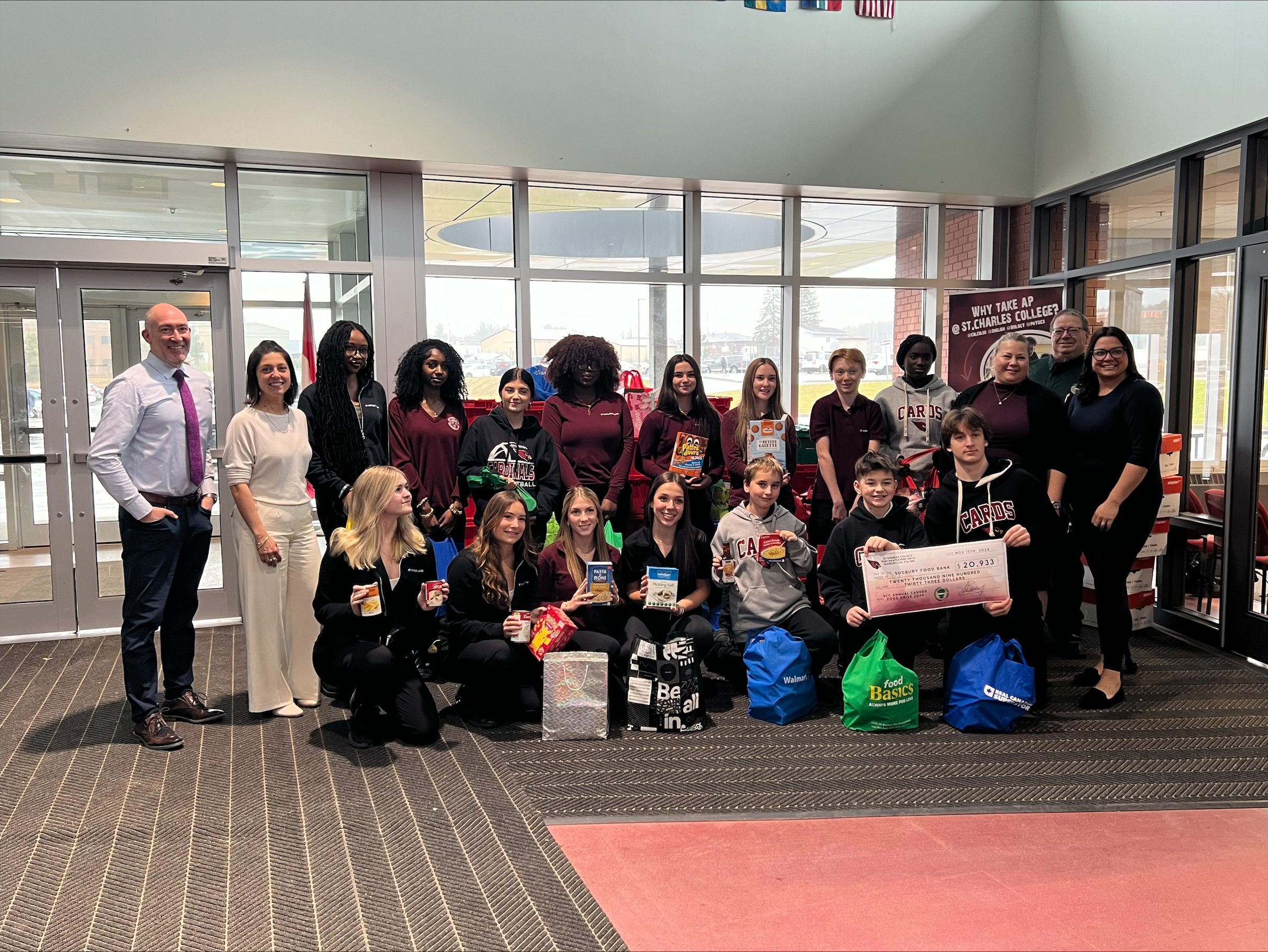 St. Charles College and Holy Trinity Elementary Raise Over $20,000 for the Sudbury Food Bank 🥫 